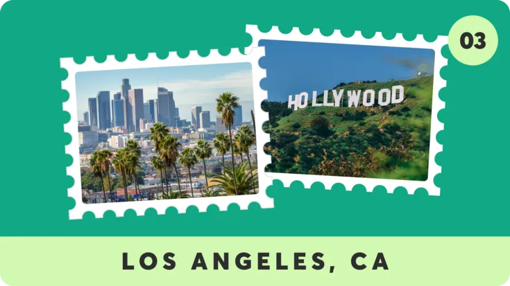 3. Los Angeles, CA 