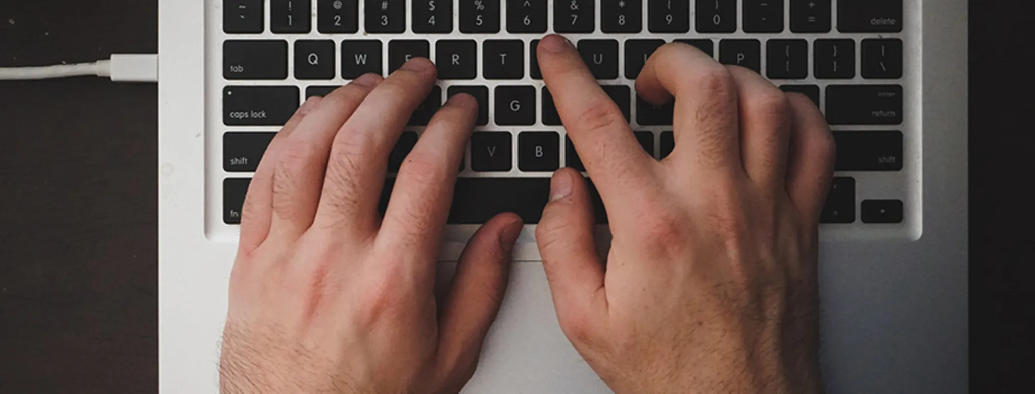 Man using computer